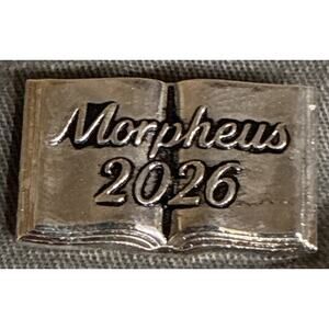 Morpheus 2026 Silver Plate Ladies Pin New Orleans Mardi Gras Krewe Favor
